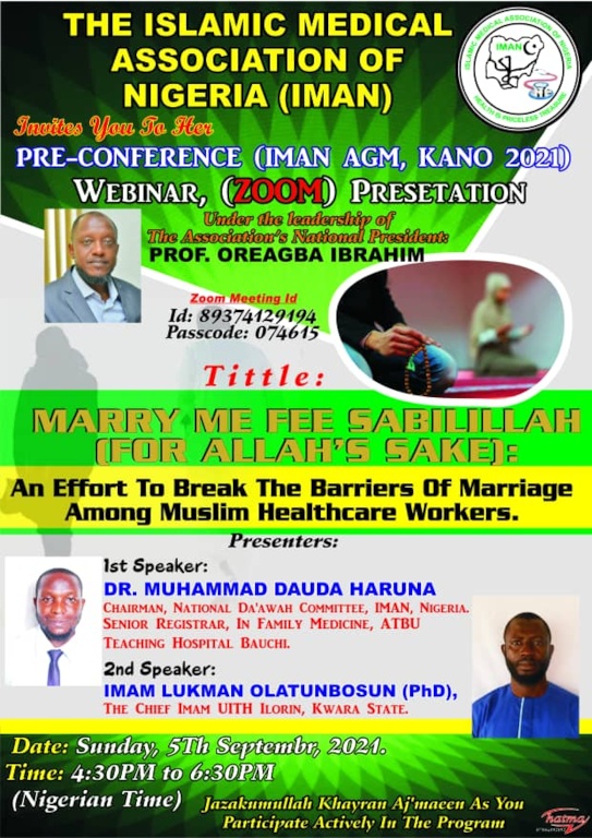 Marriage Webinar September 5th 2021
