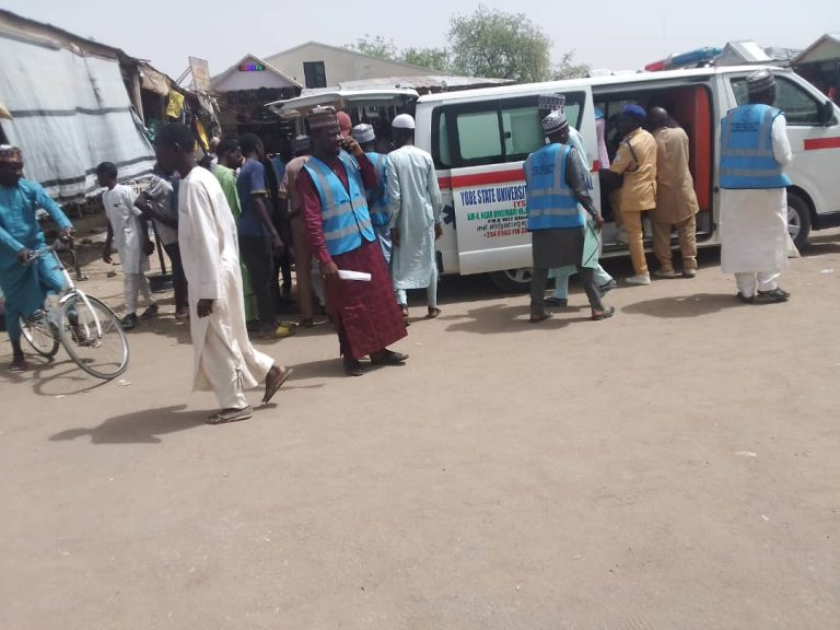 YOBE STATE IMAN, collection of blood