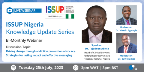 Bi-Monthly Webinar: ISSUP Nigeria Knowledge Update Series (Eighteenth Session)