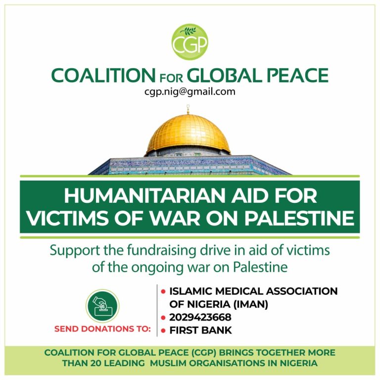 Humanitarian Aid for Victims of War on Palestine