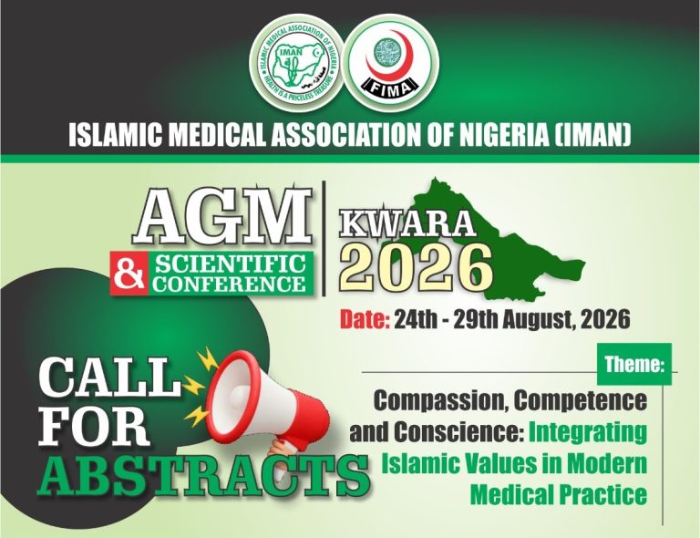 Call for Abstract – IMAN AGM & Scientific Conference, Kwara 2026
